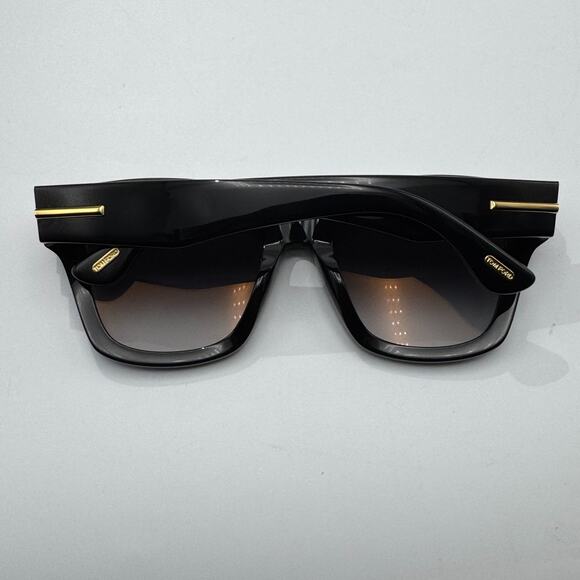 Tom Ford Sunglasses Icon TF1329-F 01B Black Butterfly Gray Gradient Asian Fit main image 13